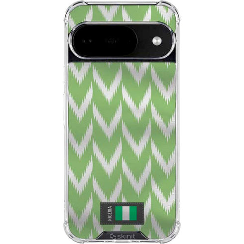 Nigeria Soccer Flag Google Pixel 10 Clear Case